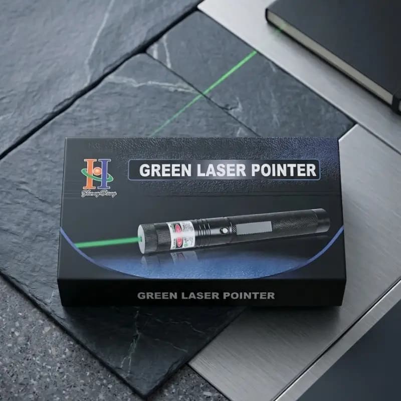 Green Laser Pointer 303 - Rechargeable High Power Laser with Safety Lock